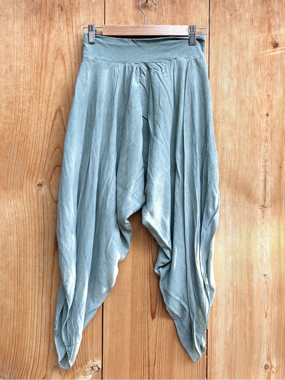 Made in Italy Grey Violet Harem Pants Sz Small